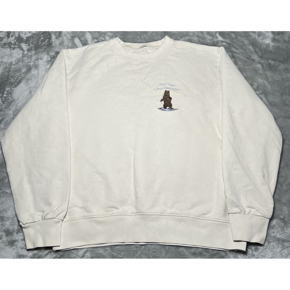 John Galt Brandy Melville Sweater Yosemite National Park One Size Off White